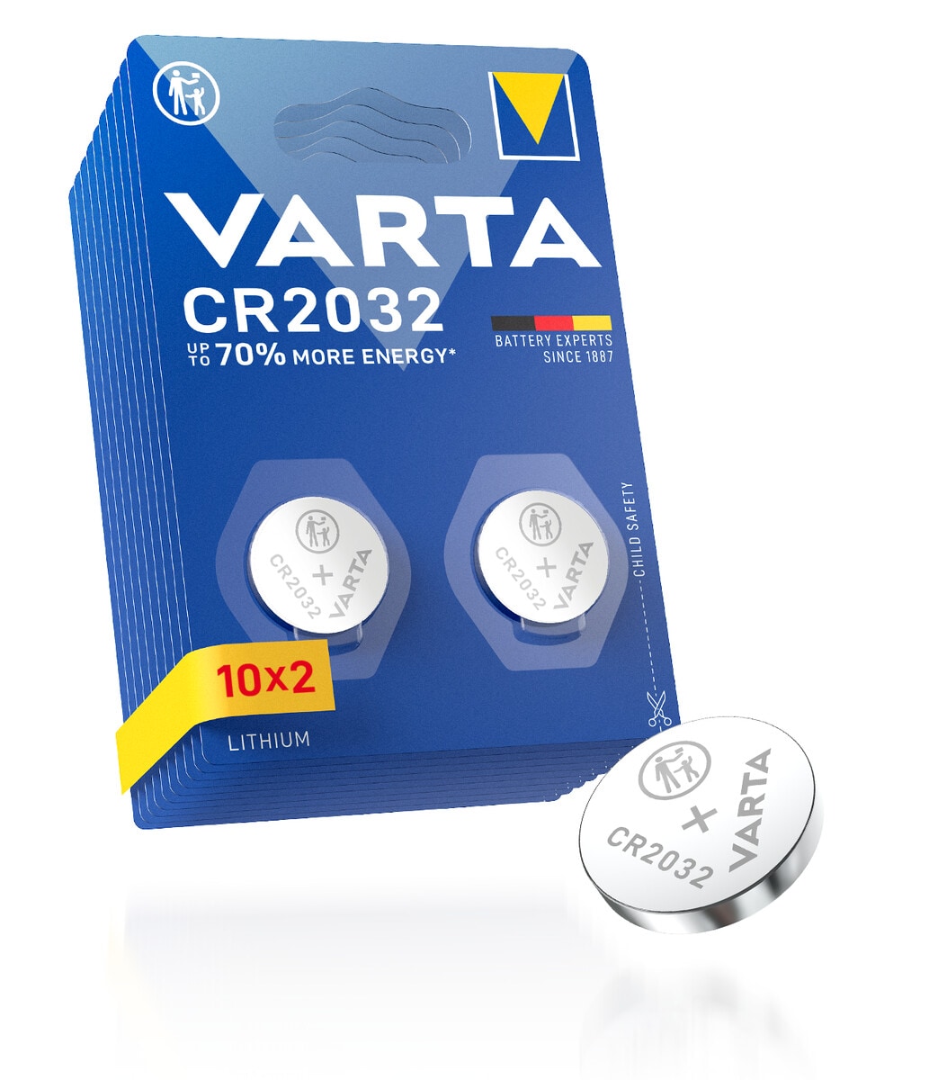 Varta CR2032 litiumbatteri 3 V, 20-pack