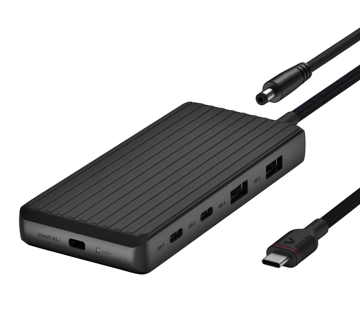 Unisynk USB-C dockningsstation för laptop, 9 portar