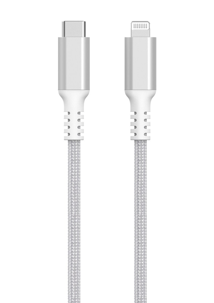 Stofftrukket USB-C til Lightning ladekabel for iPhone 3m Clas Ohlson