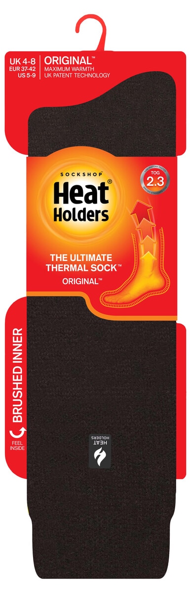 Lämpösukat Heat Holders Long Socks, musta