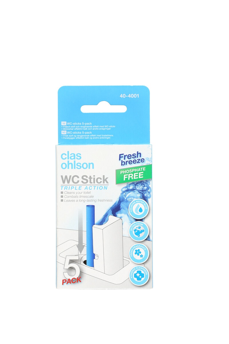 Clas Ohlson WC-sticks med havsdoft 5-pack