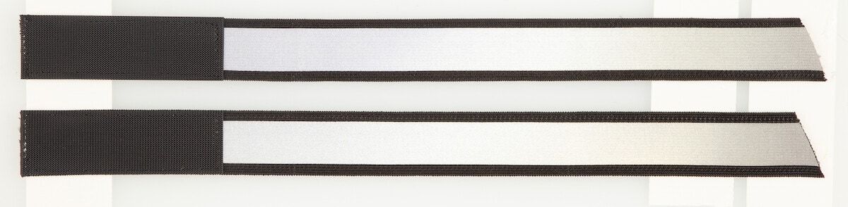 Elastisk refleksbånd, 4 x 47 cm, 2-pakning