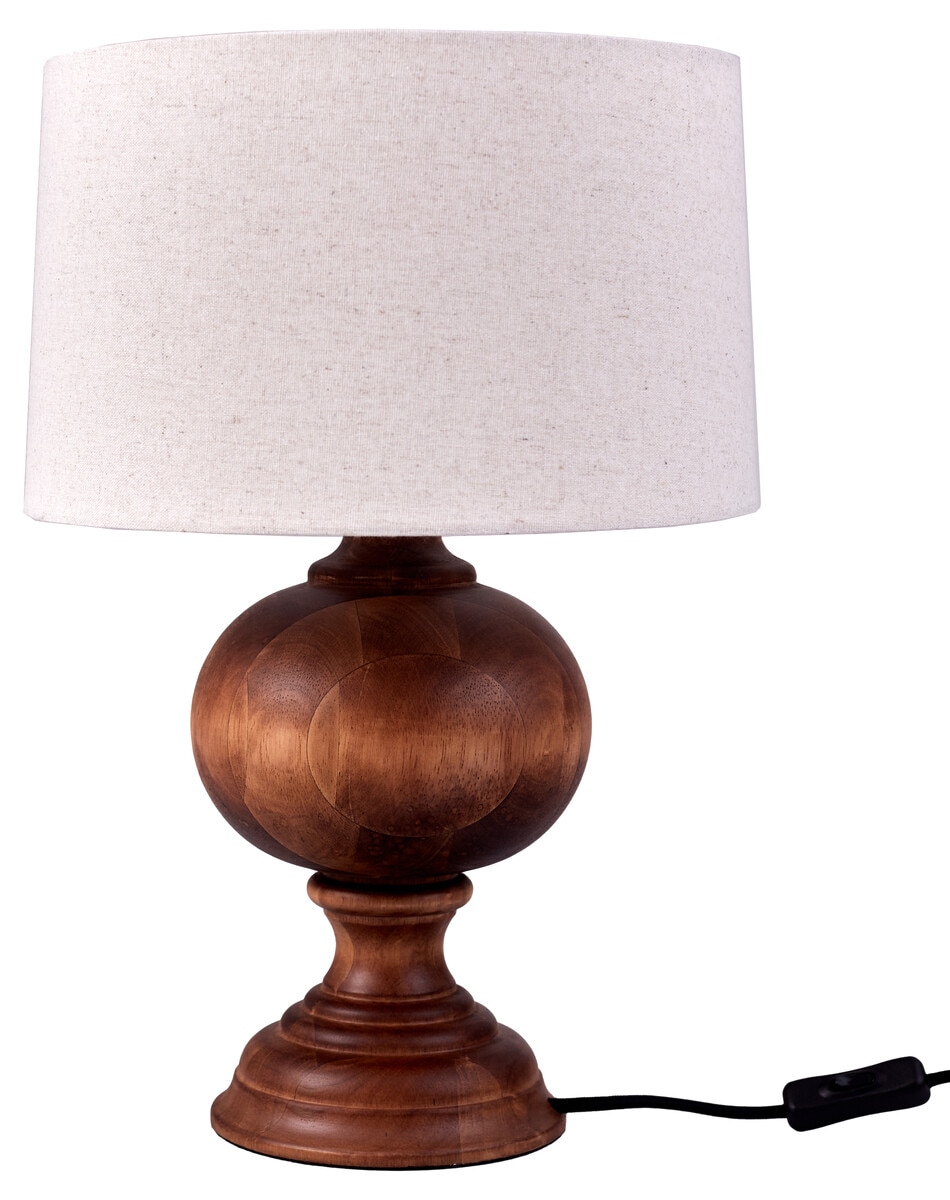 Northlight Otilia bordlampe i tre, 45 cm