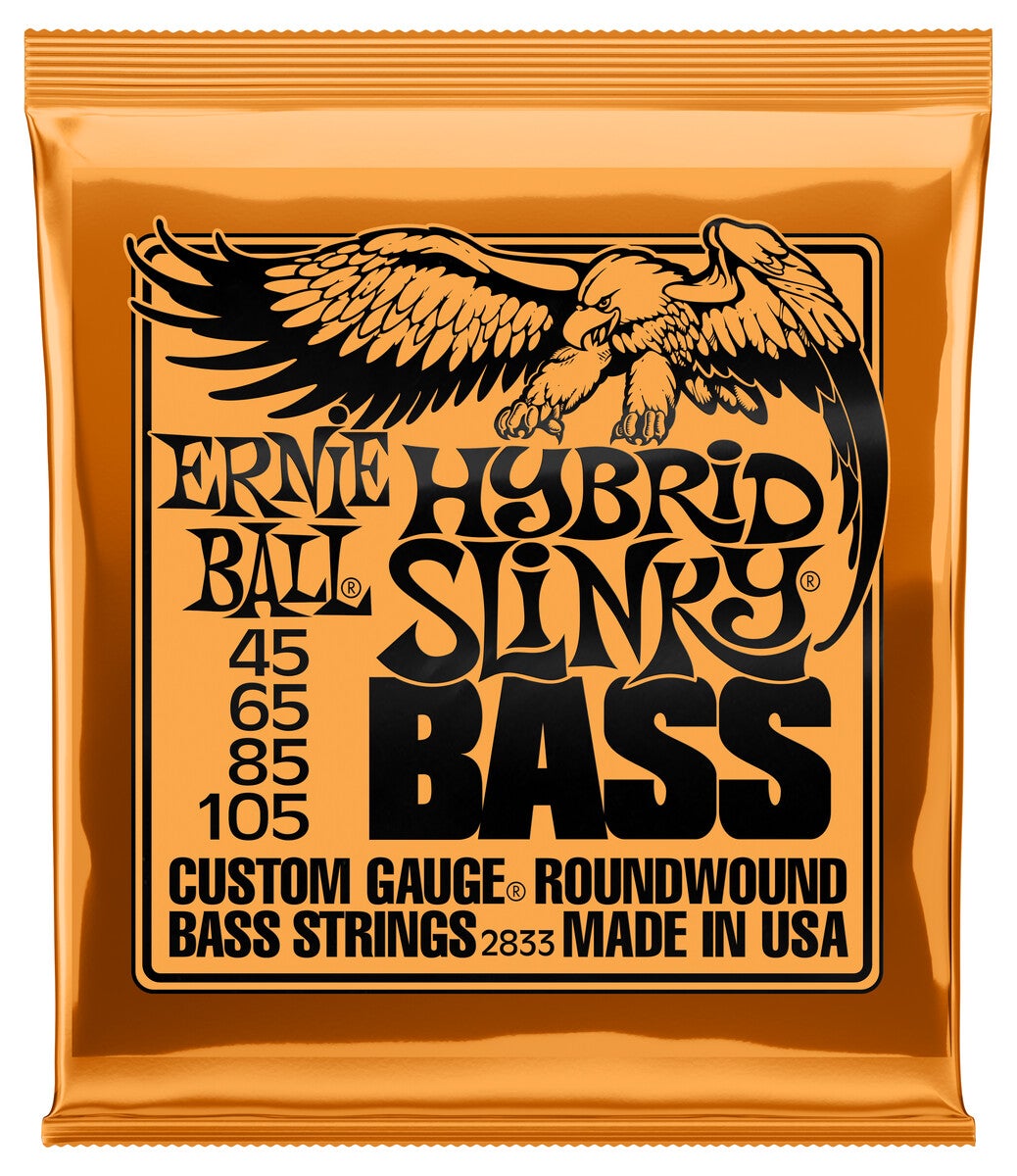 Ernie Ball Hybrid Slinky Bass 45-105 Kielisarja sähköbassoon