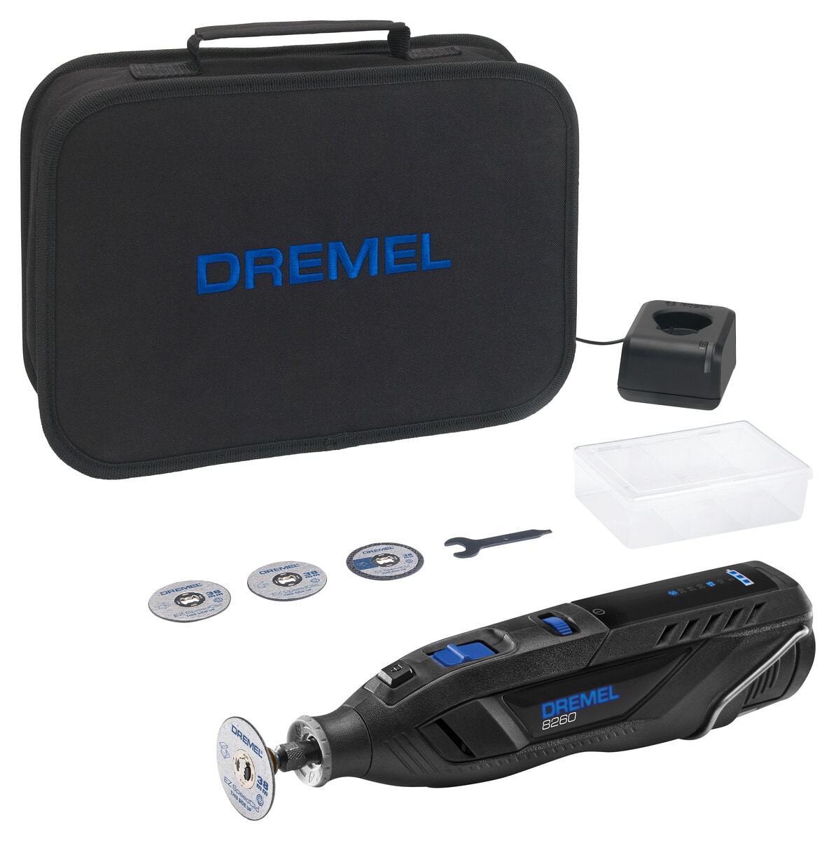 Dremel 8260-5 Akkukäyttöinen monitoimityökalu, jossa Bluetooth