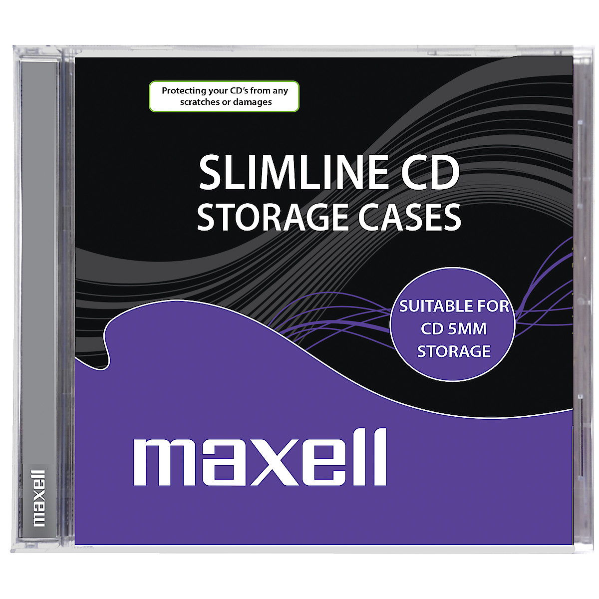 CD-kotelo. Maxell Slimcase, 10 kpl