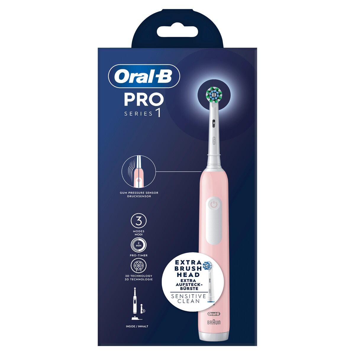 Oral-B Pro Series 1 Sähköhammasharja, 3 harjaustilaa