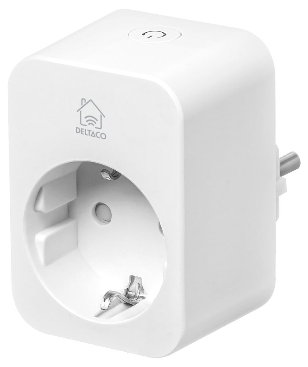 Deltaco Smart Home Smart Plug med strømmåler