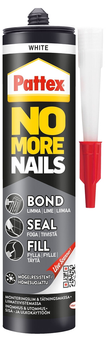 Pattex No More Nails Bond Seal Fill montasjelim og fugemasse