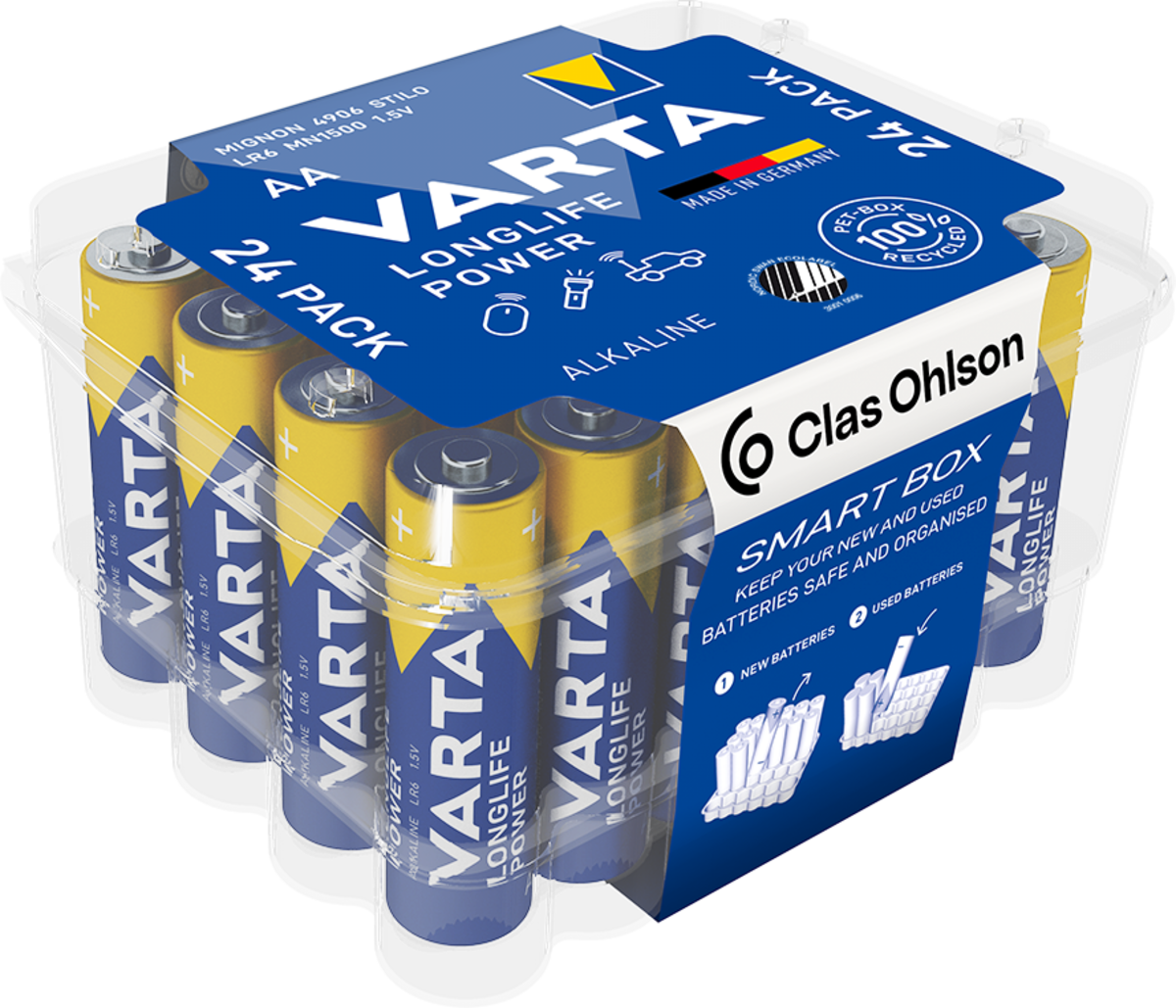 Varta Longlife Power batteri, 24-pack