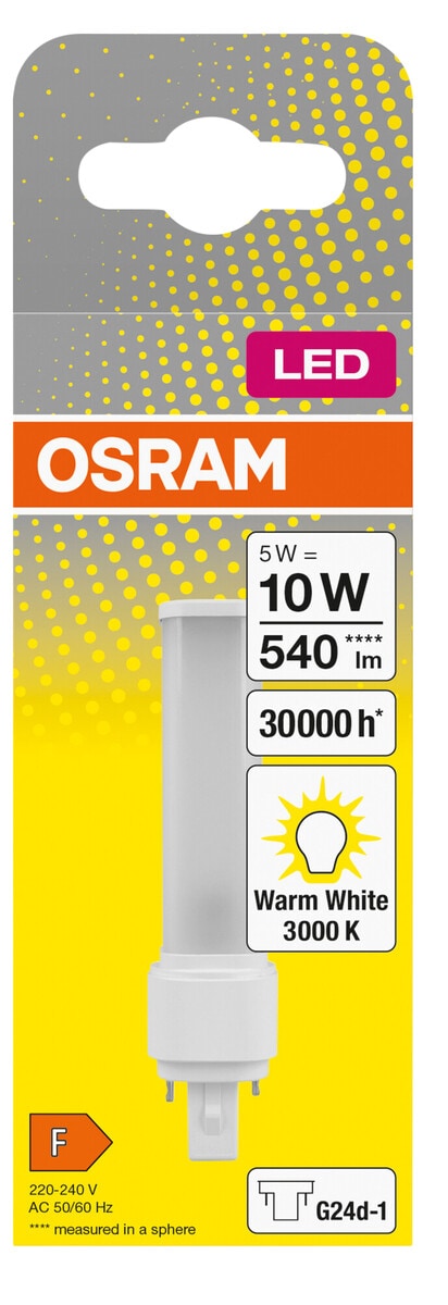 Loistelamppu LED G24D-1 5 W D10 Osram Dulux