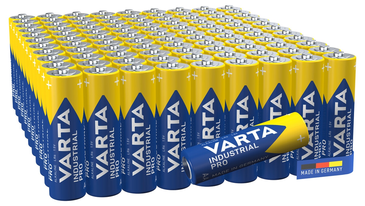 Varta Industrial Pro AA/LR6-batterier, 100-pack