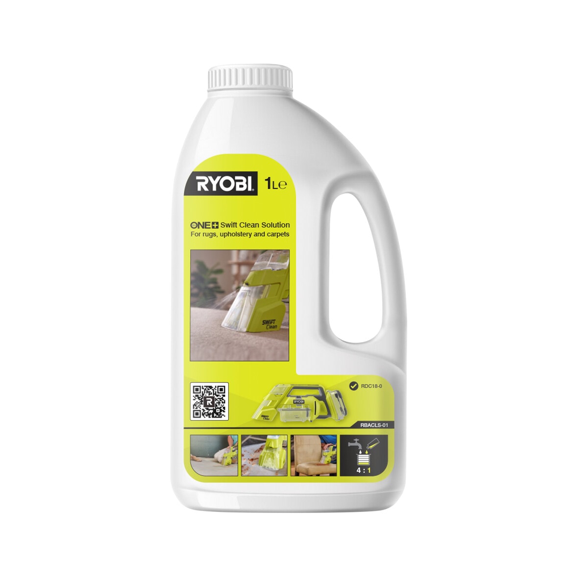 Ryobi ONE+ Swift Clean rengöringsmedel RBACLS-01, 1 liter