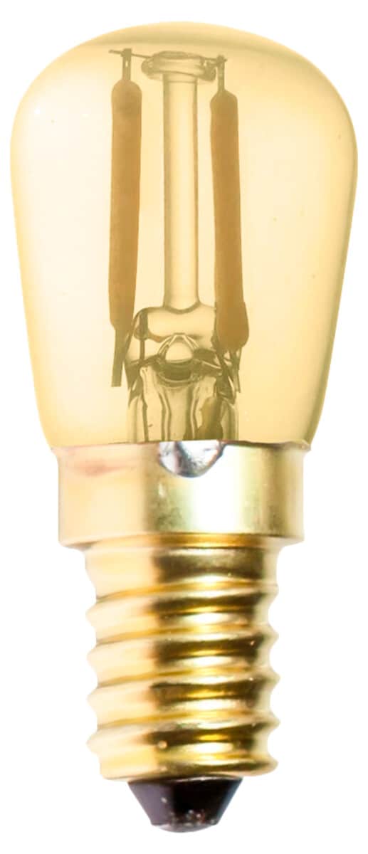 Päronlampa LED E14 tonat glas Northlight