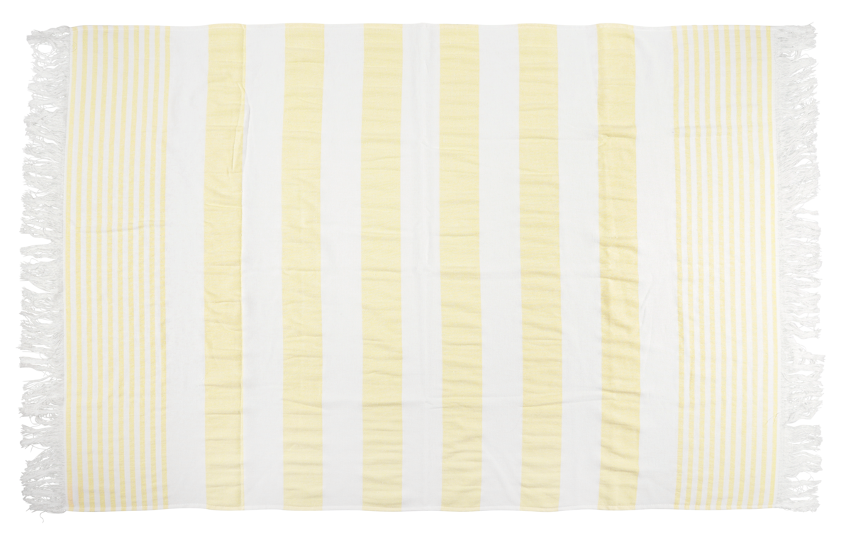 Stripete badehåndkle 90 x 150 cm