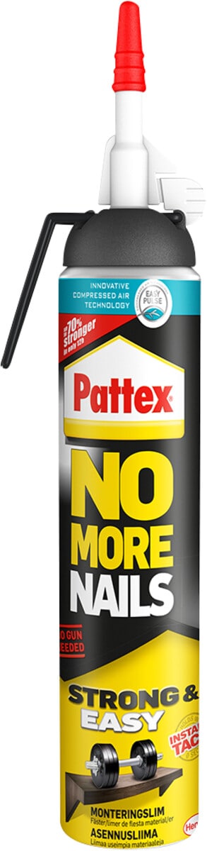 Pattex No More Nails monteringslim, trykktube 200 ml