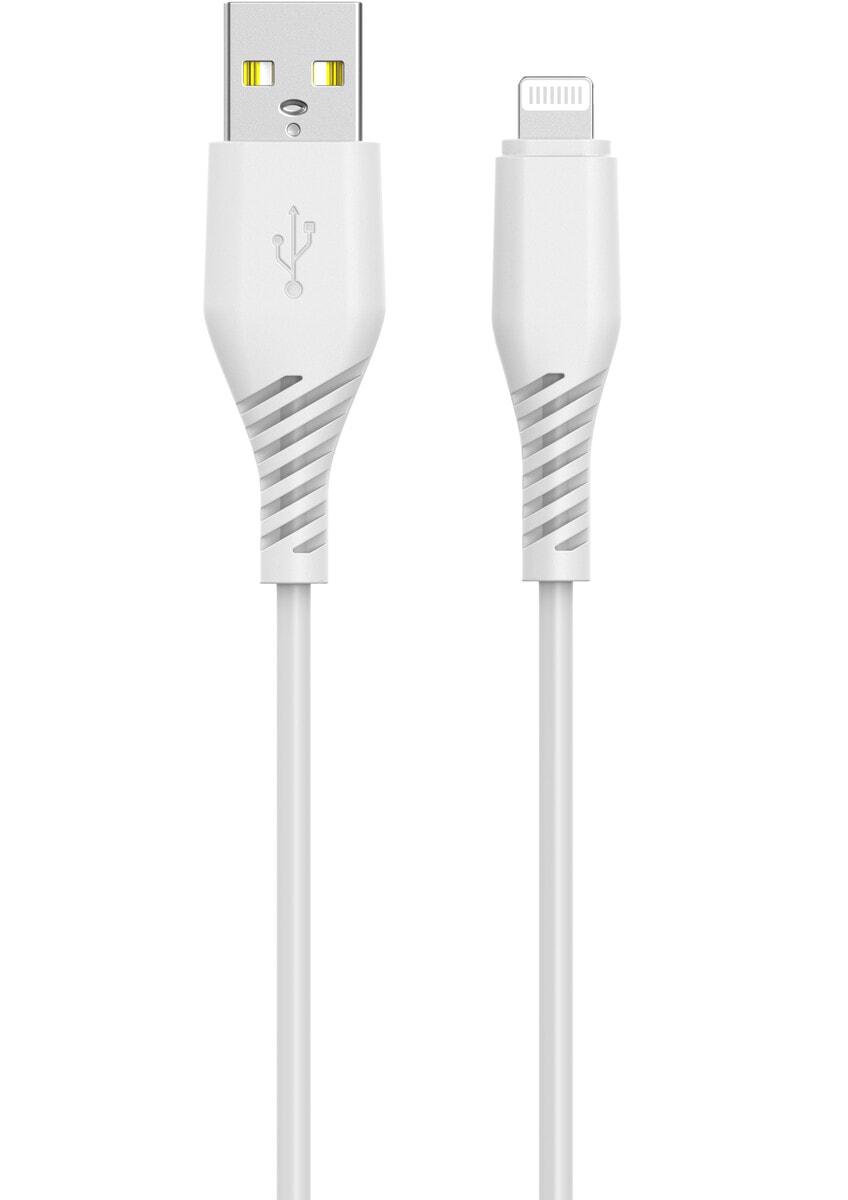 Kort USB kabel för iPhone 0,3 m USB A till Lightning Clas Ohlson