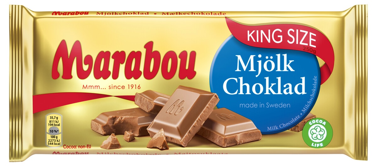 Marabou Mjölkchoklad 250 g