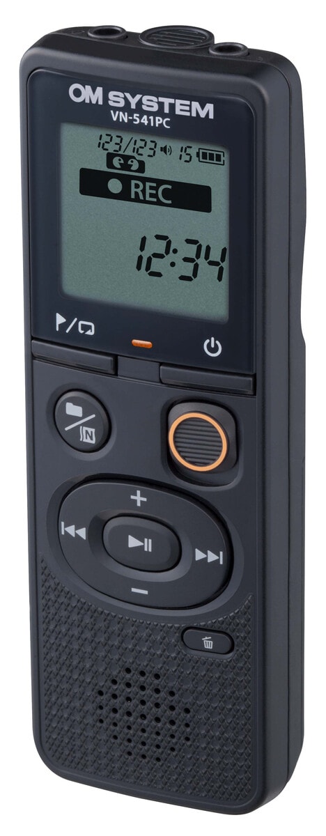 OM System VN-541PC digital diktafon, batteridrevet