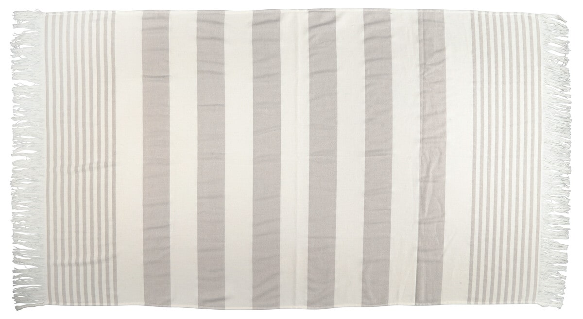 Badehåndkle, stripete, 90 x 150 cm