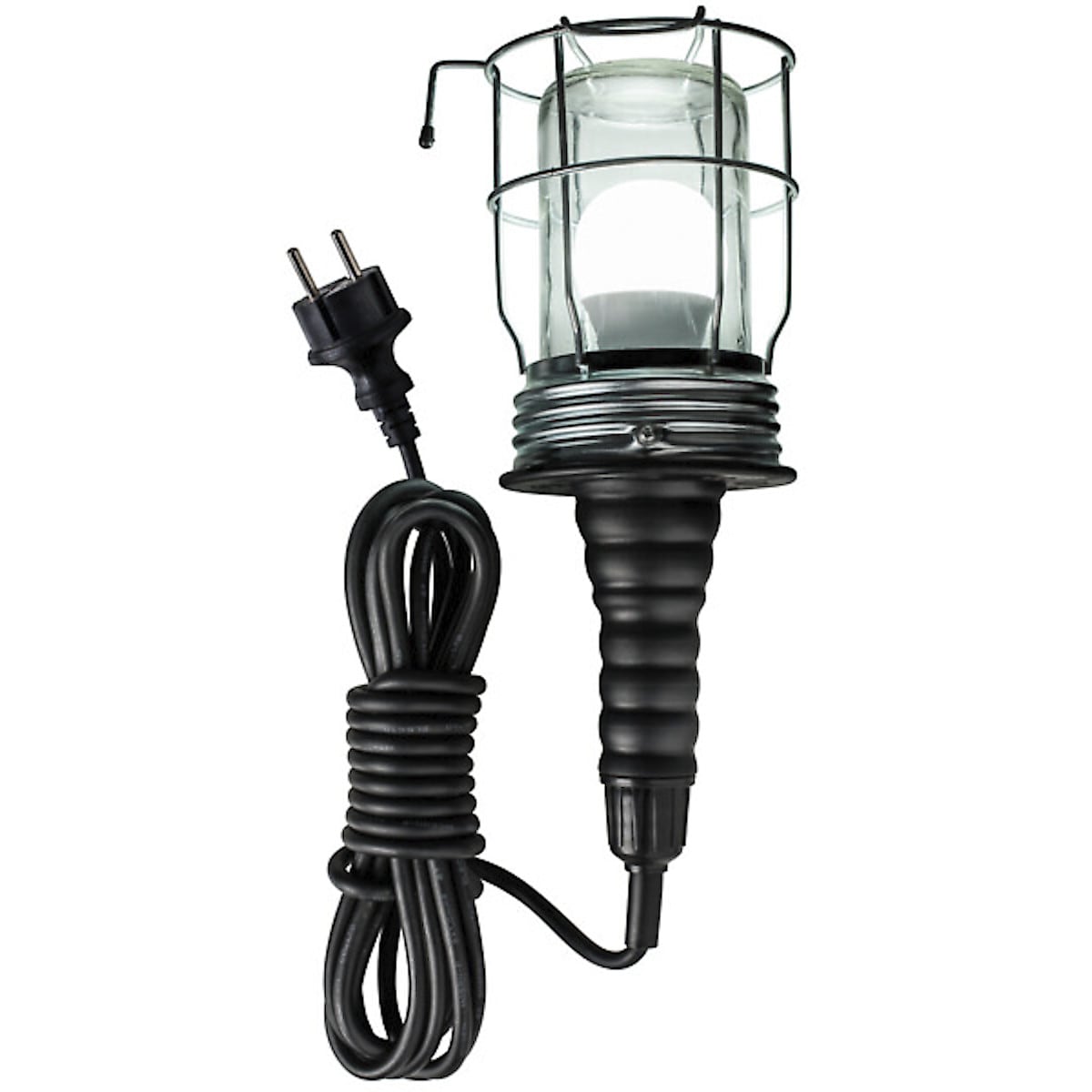 Lampe med ledning IP54, tåler vannsprut, Airam