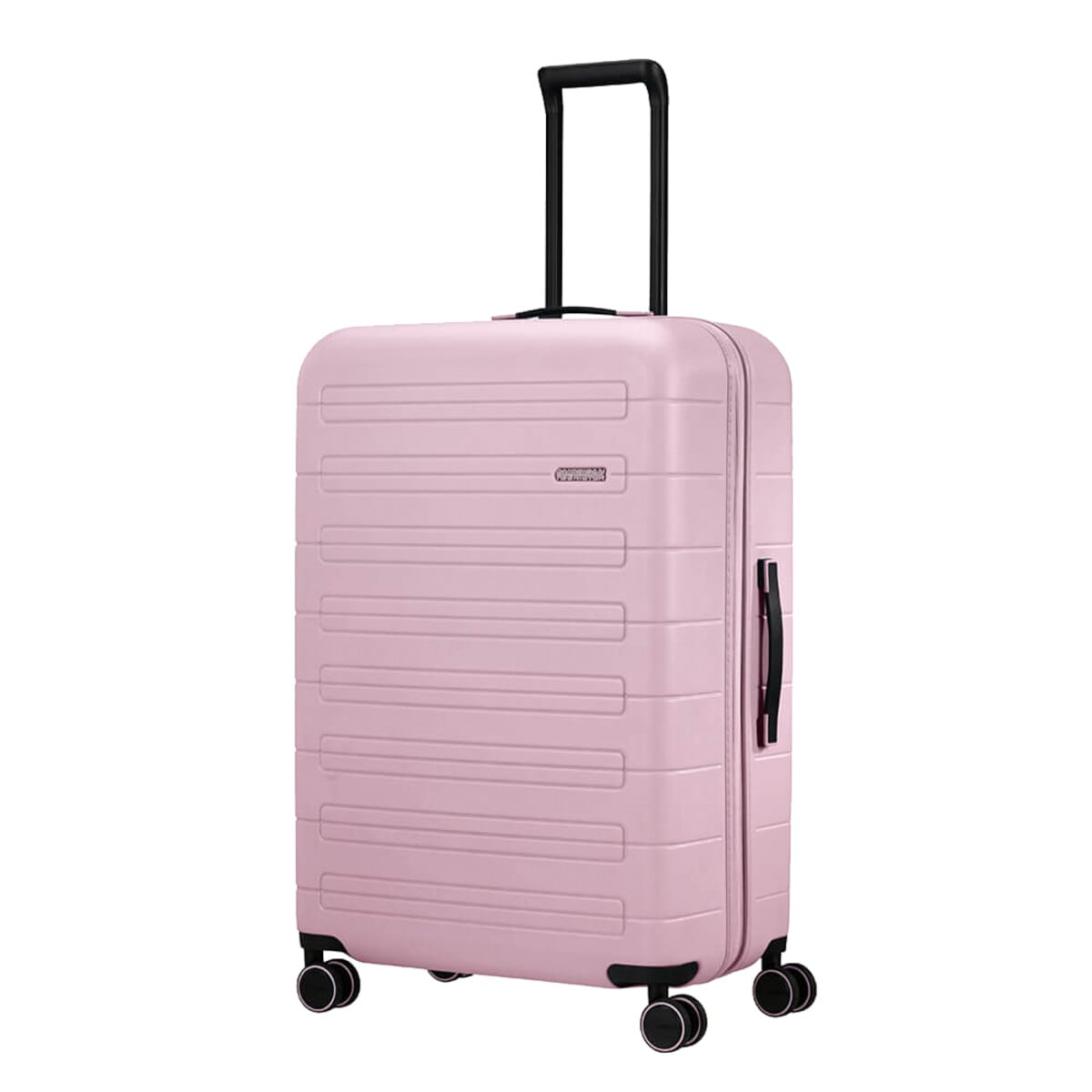 American Tourister stor koffert med 4 hjul, rosa