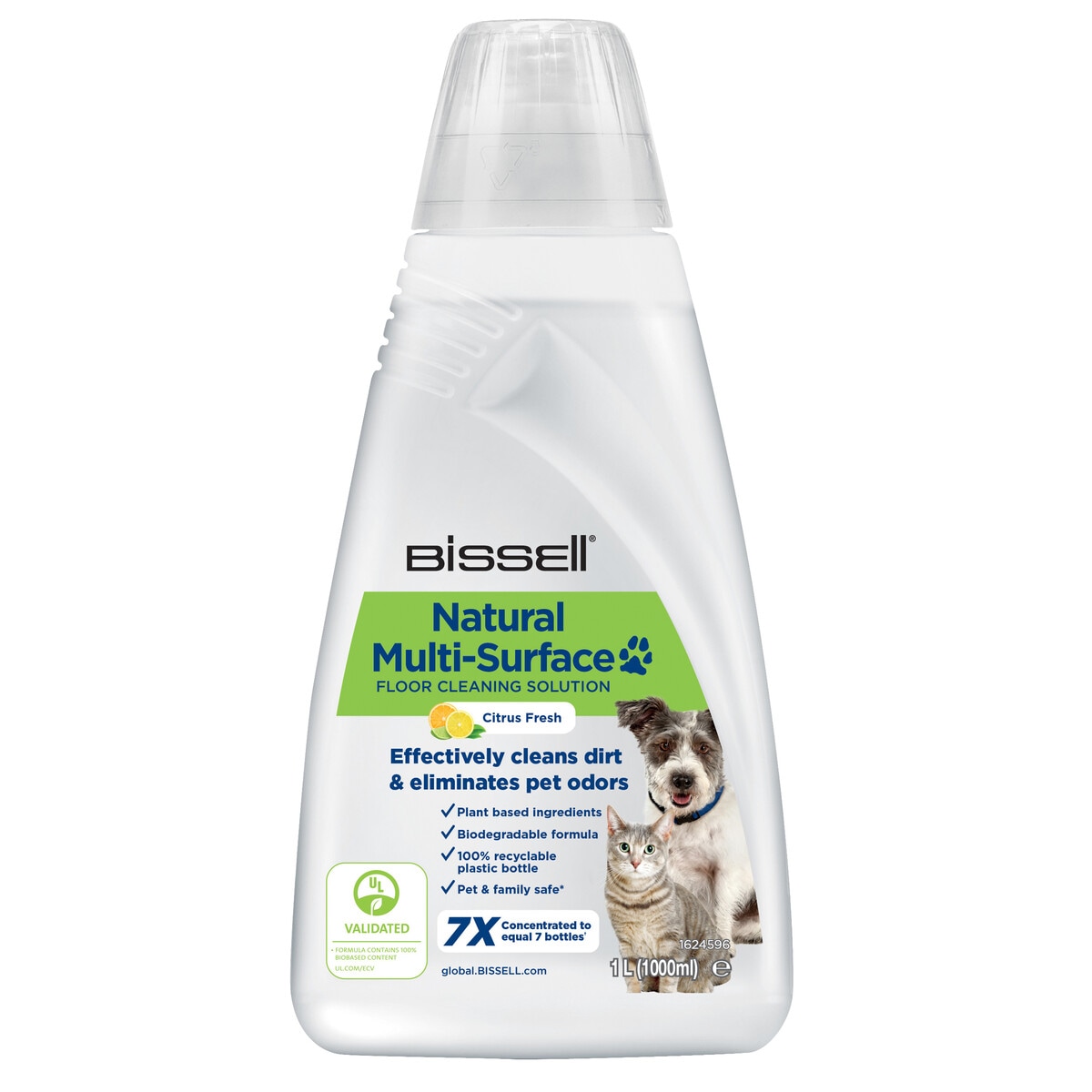 Bissell Natural Multi-Surface rengöring husdjur 1 l
