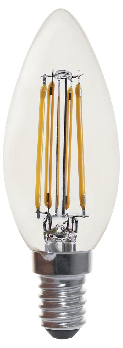 LED-kynttilälamppu E14, Clas Ohlson, lämpimän valkoinen
