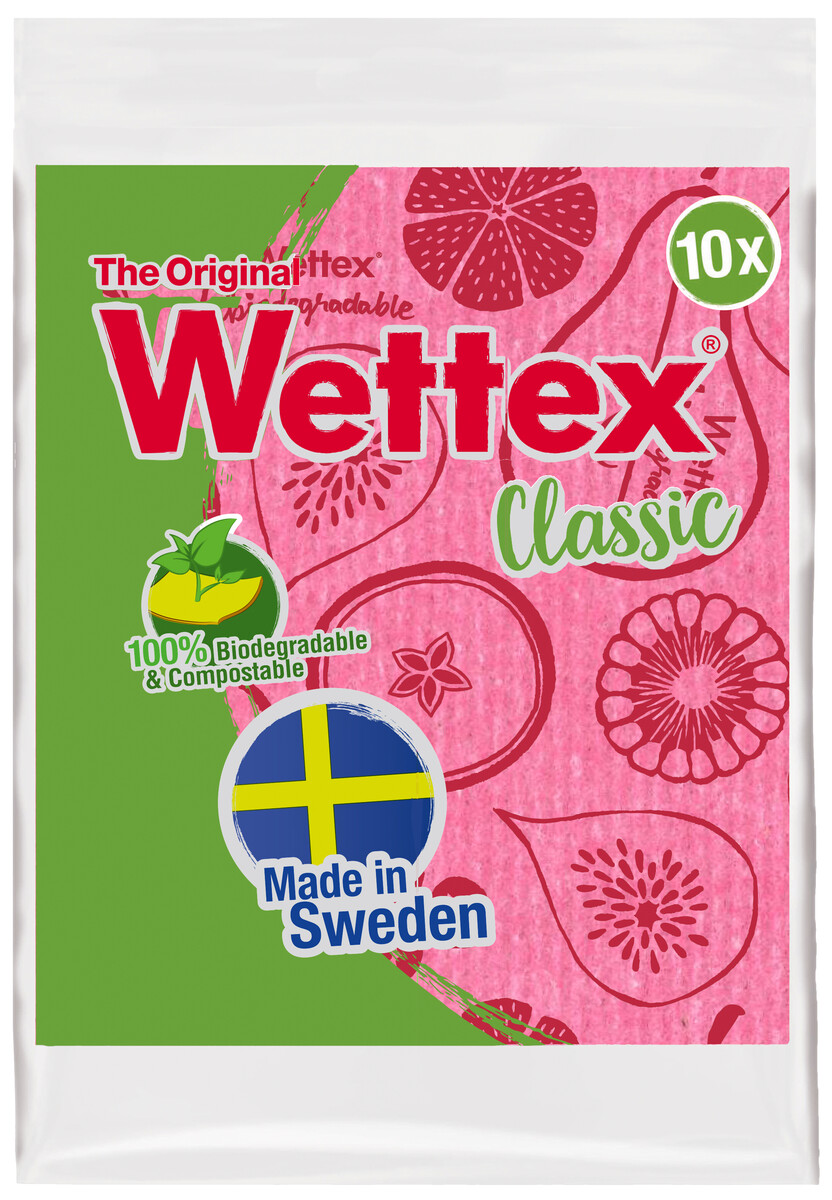 Wettex Classic oppvaskklut, 10-pakning