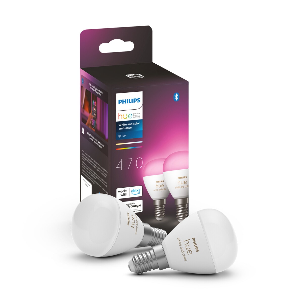 Philips Hue WCA E14 LED klotlampa 5,1 W Bluetooth
