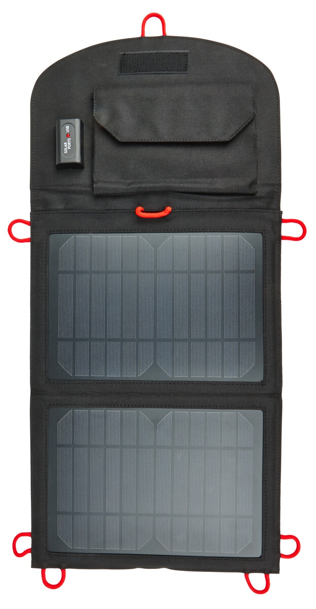 Solcellelader med USB 10 W, Exibel