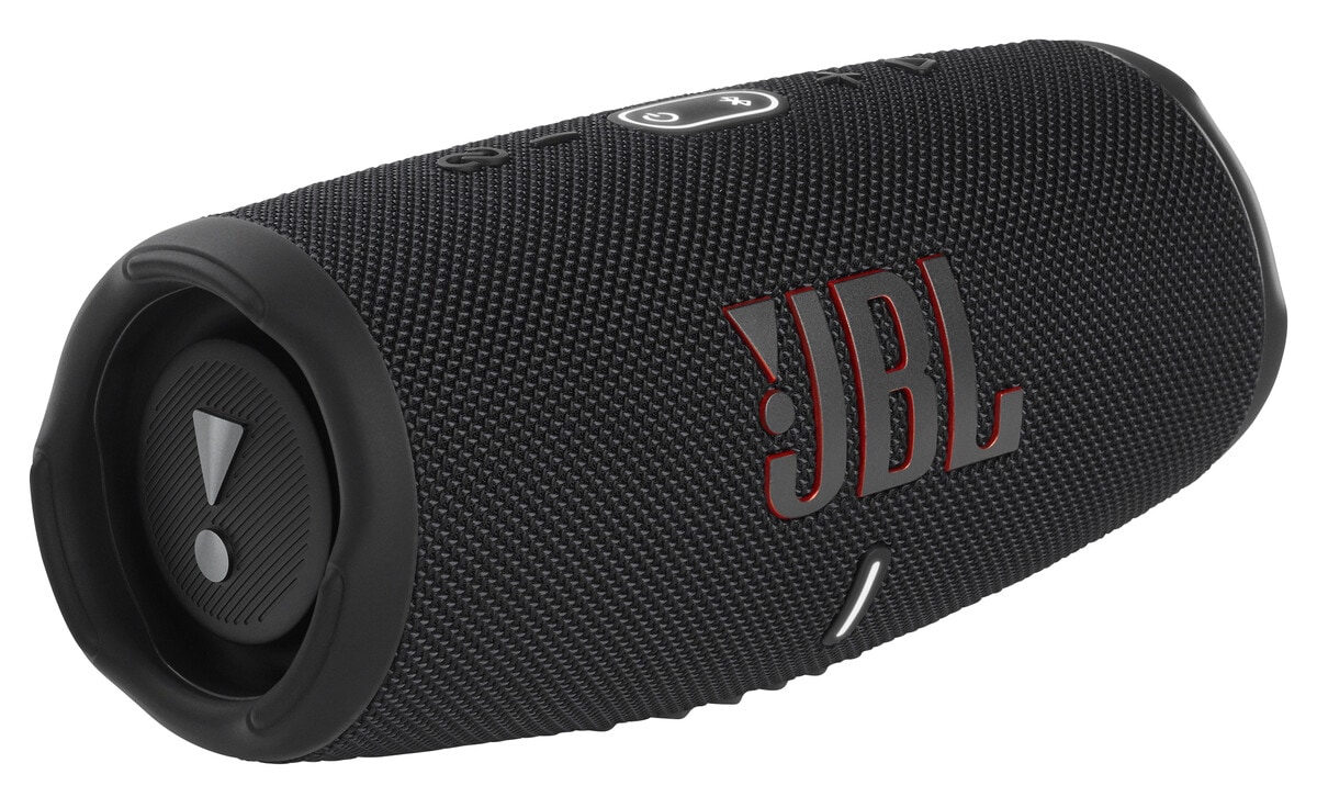 JBL Charge 5 Bluetooth-høyttaler, svart, vannbestandig
