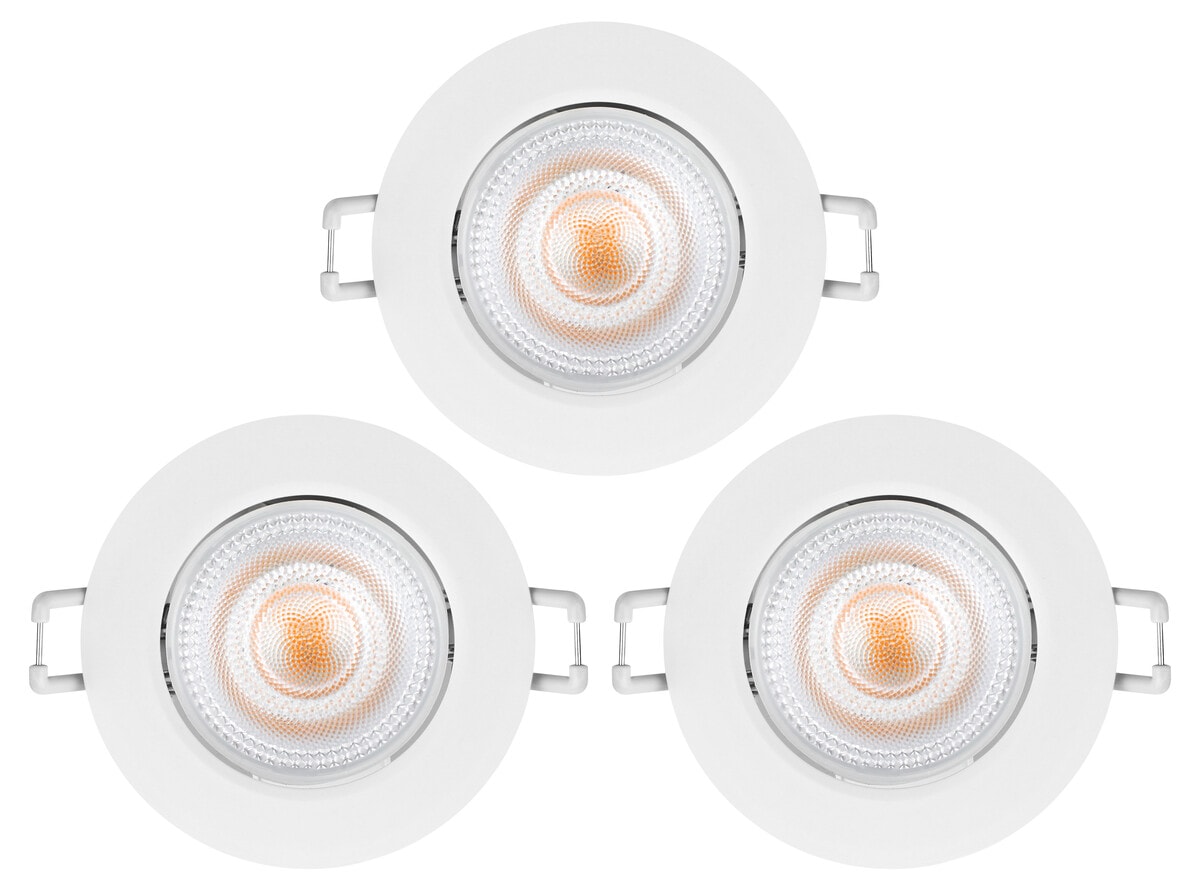 Downlight LED dimbar, 1-pakning og 3-pakning