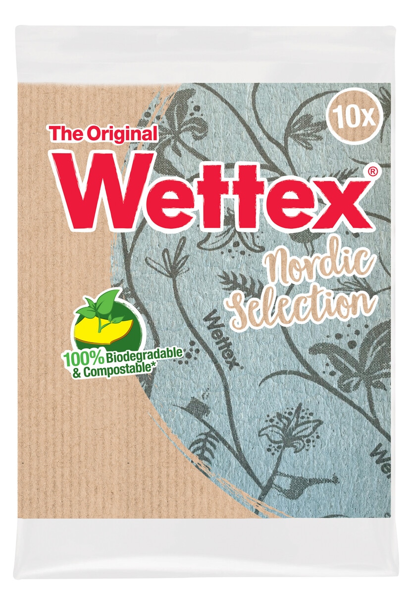 Wettex Nordic Selection oppvaskklut, 10-pakning