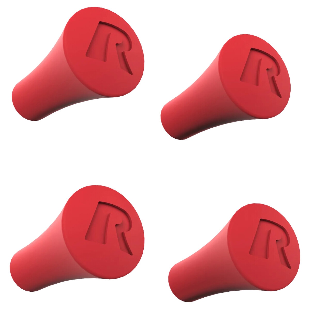 RAM X-Grip Rubber Cap gummifester med lim, 4-pakning