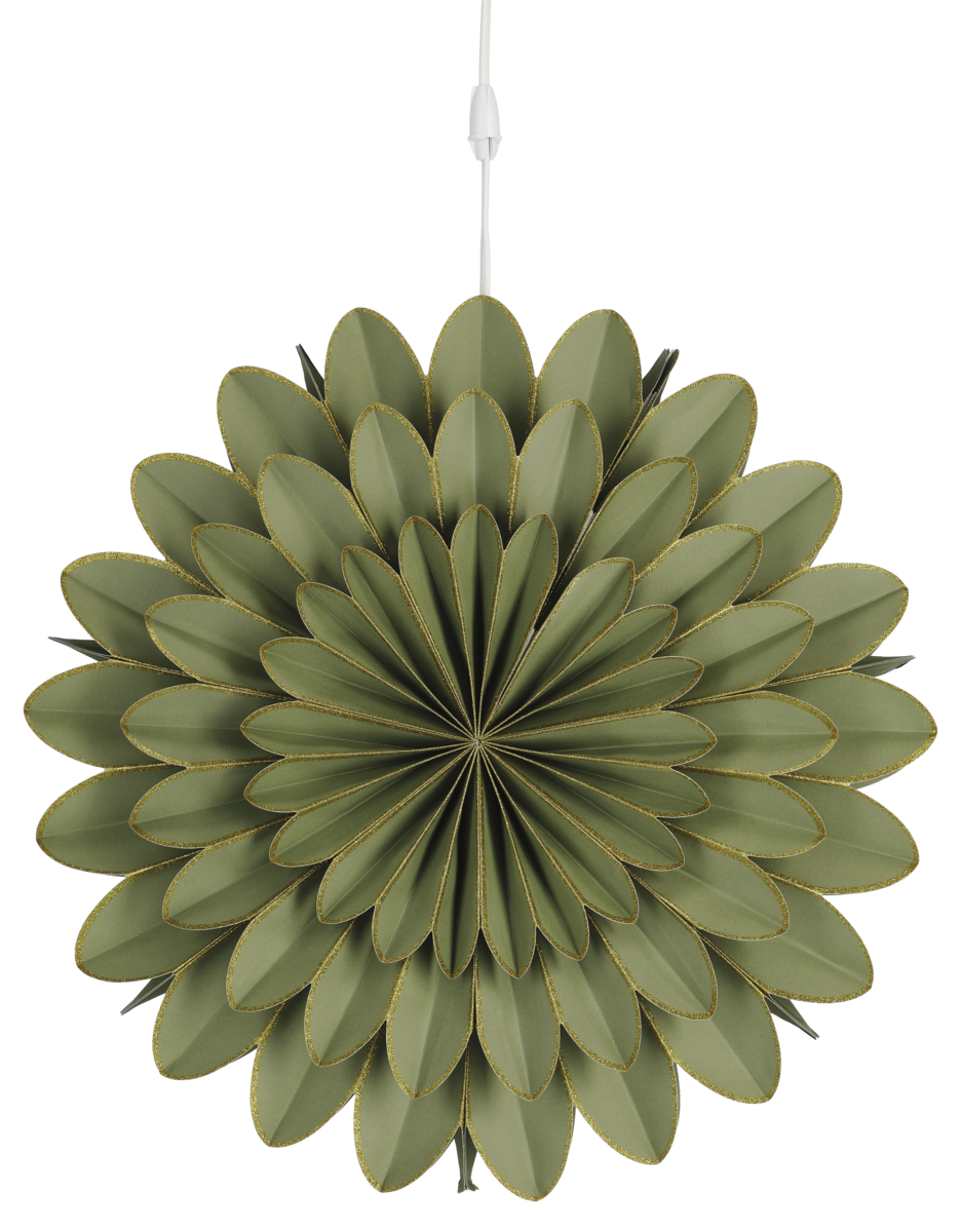 Adventsstjärna papp blomma 46 cm, Northlight
