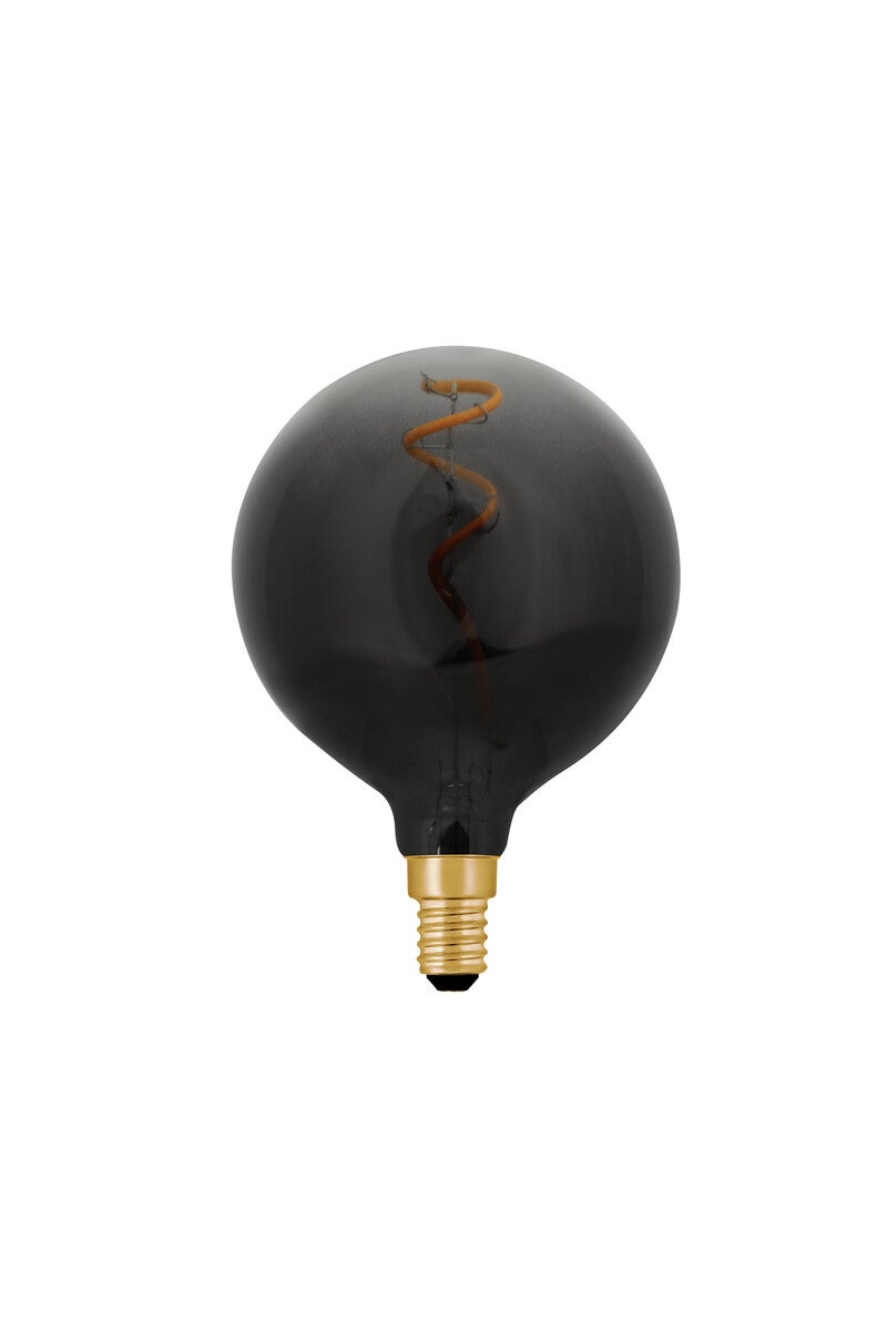 Savunvärinen lamppu LED E14 Smokey, musta, 80 mm