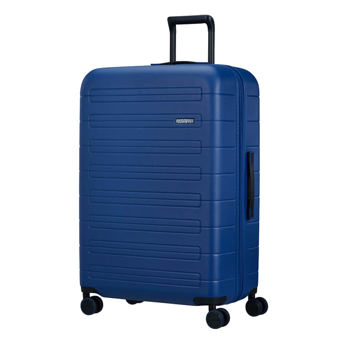 American Tourister stor koffert med 4 hjul, blå