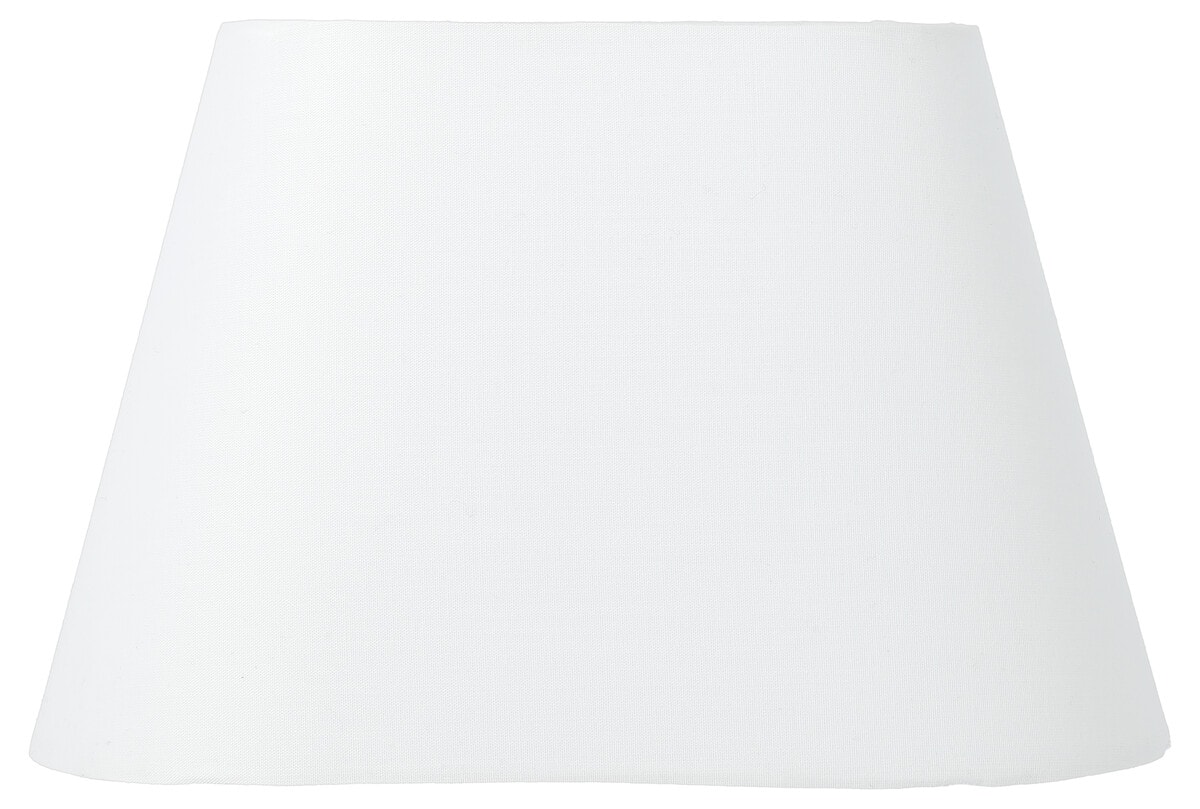 Northlight liten oval lampskärm i tyg, djup 15 cm