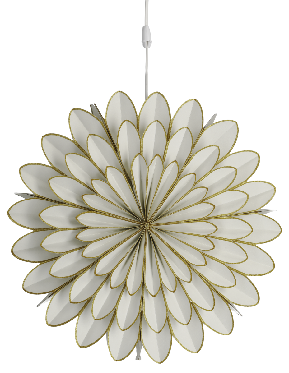 Adventsstjärna papp blomma 46 cm, Northlight