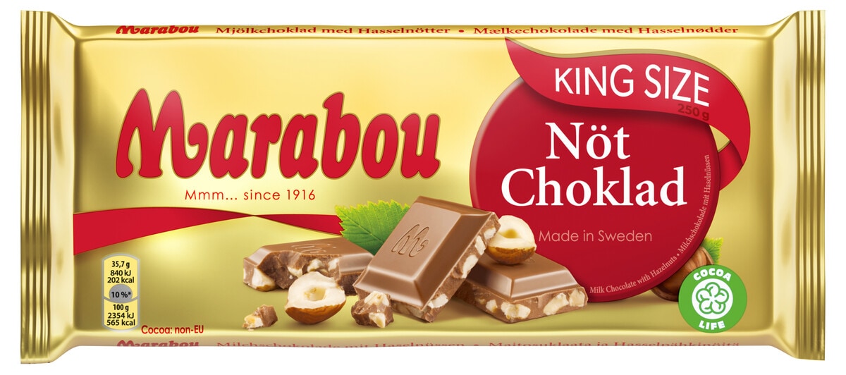Marabou Nöt Choklad 250 g