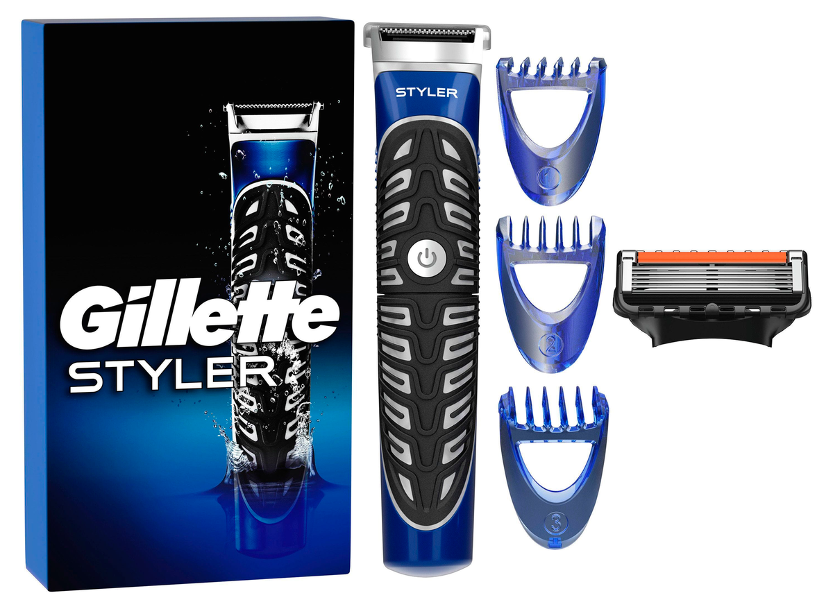 Gillette Fusion ProGlide Styler, 3-i-1 barberhøvel