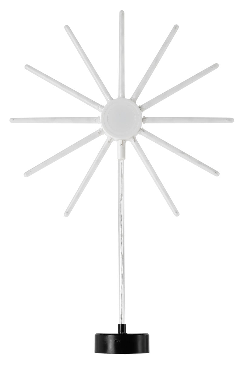 Clas Ohlson Stjärna fyrverkeri med ljuseffekter i färg, LED, 55 cm