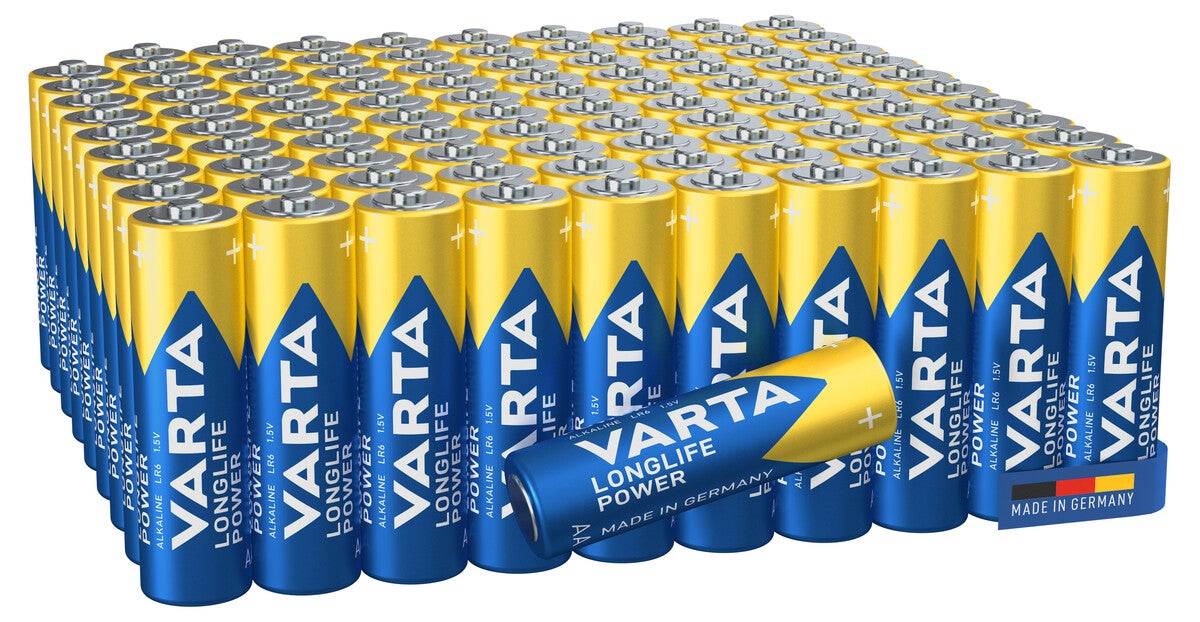 Varta Longlife Power batteri, 100-pack