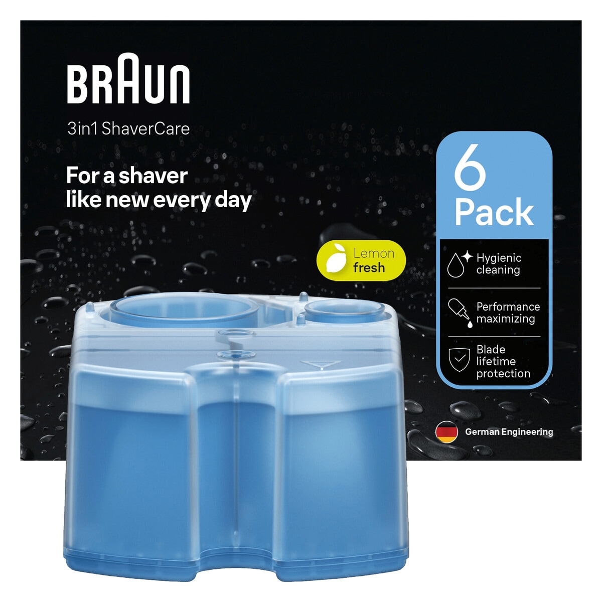 Puhdistusaine, vaihtopakkaus, Braun Clean & Renew CCR4