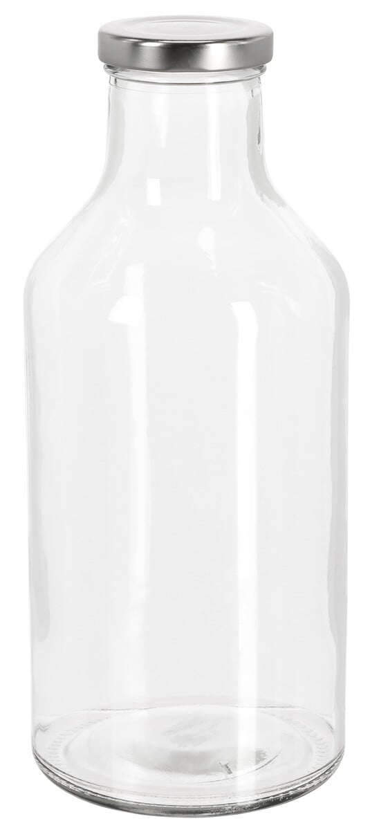 Glassflaske med skrukork 1 liter