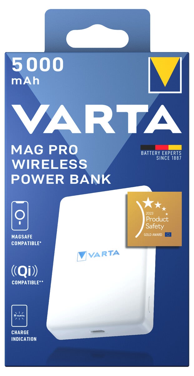 Varta MagPro Wireless Langaton varavirtalähde 5000 mAh