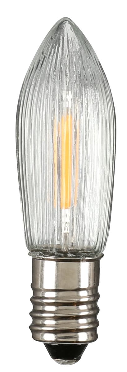 LED-lampor adventsljusstake E10, 10-55 V, 4-pack, Northlight