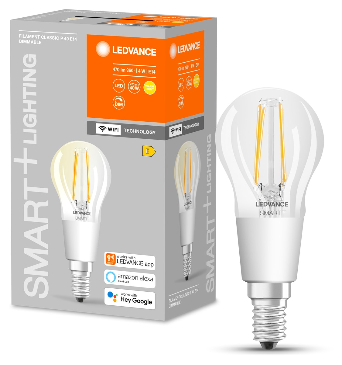 Ledvance Smart+WiFi dimbar lyspære LED E14 4 W