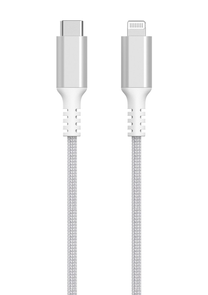Tygklädd USB-C till Lightning laddkabel för iPhone 1,5m Clas Ohlson